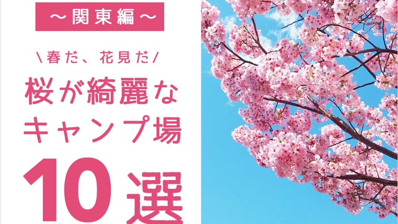 関東 春だ 花見だ 桜が綺麗なキャンプ場 10選 Hyakkei 1 2