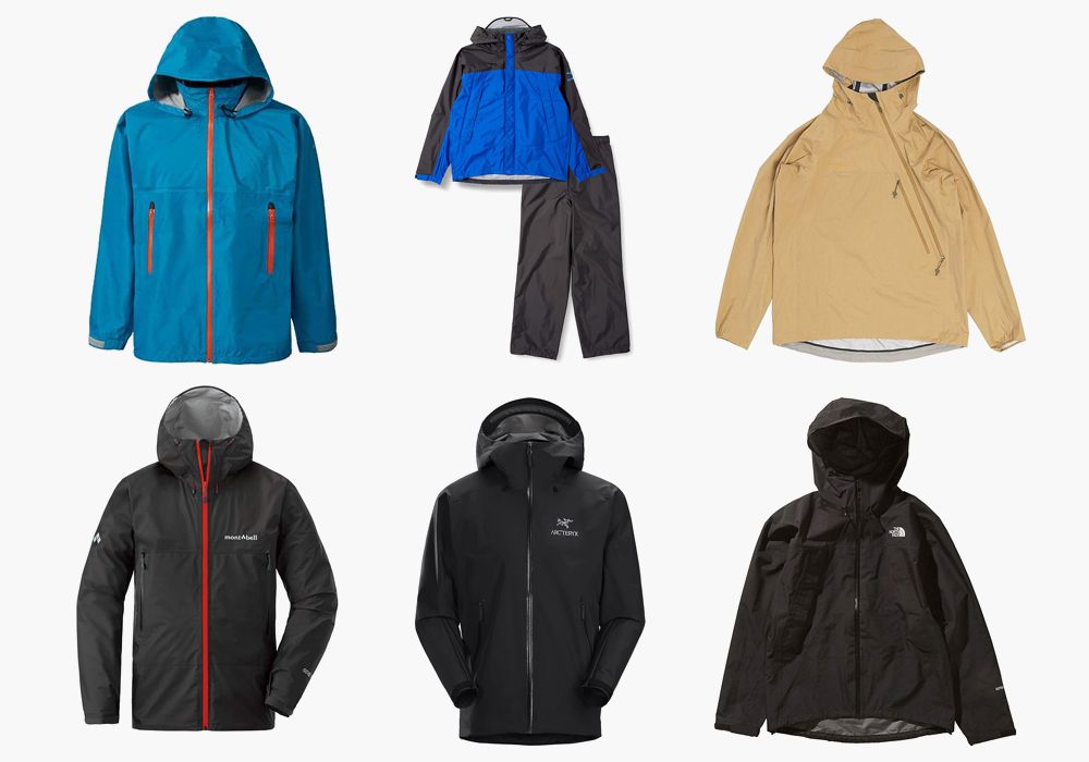 登山用レインウェア GORE-TEX®アクティブ - ナイロンジャケット