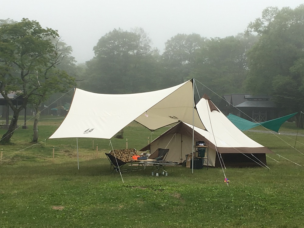 雨の日のキャンプ、良いことも盛りだくさん