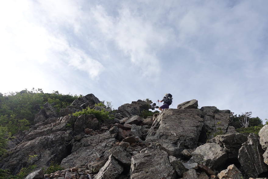 甲斐駒ヶ岳を眺めながらの稜線歩き　アサヨ峰〜仙水小屋